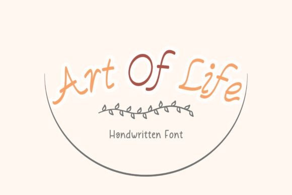 Art of Life Font: A Handwritten Touch for Editorial Design