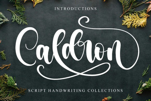 Caldron: A Handwritten Typeface for Modern Web Design