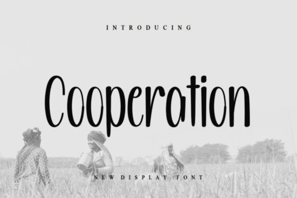 Cooperation Font for Web Design