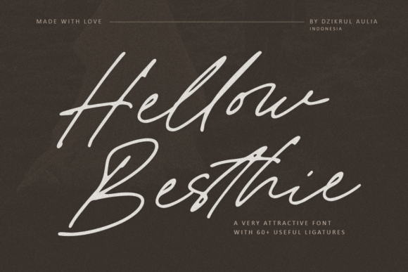 Elevate Editorial Design with the Hellow Besthie Typeface