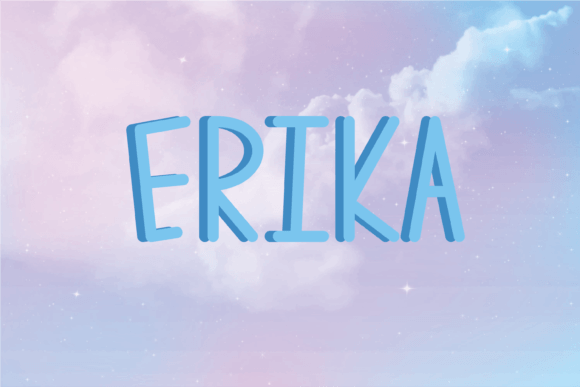 Erika: A Friendly Font for Business