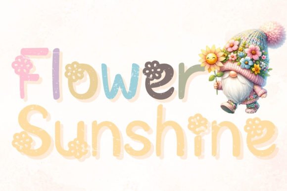 Flower Sunshine Font: A Branding Upgrade for Small Business