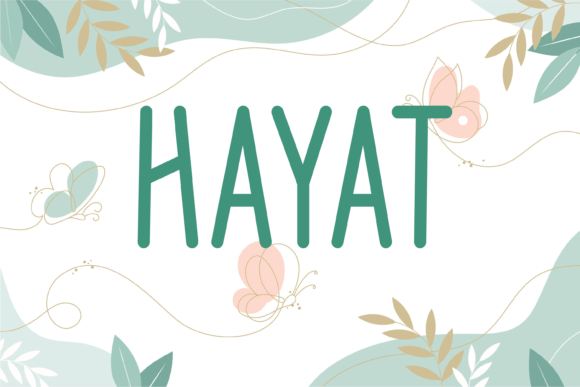 Hayat: A Friendly Handwritten Font