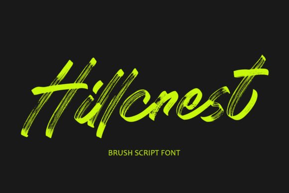 Hillcrest: A Script Font for Editorial Design