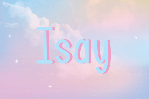 Isay: A Friendly Handwritten Font