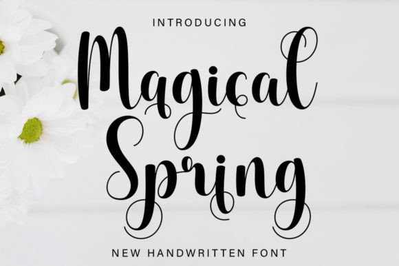 Magical Spring Font for Creative Projects