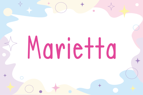 Marietta: A Handwritten Font for Web Design