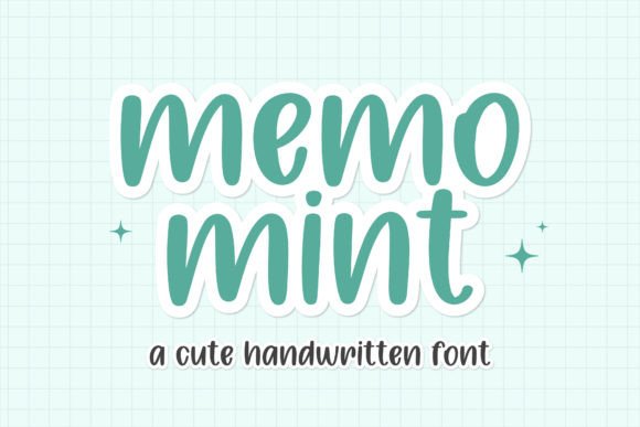 Memo Mint: A Sweet Script Font