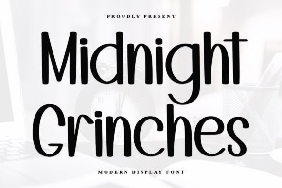 Midnight Grinches: A Typeface That Elevates Small Business Branding