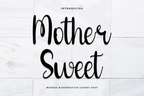 Mother Sweet Font: Elegant Script for Creative Projects