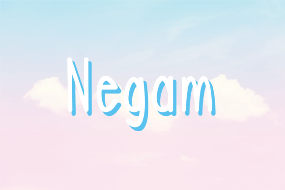 Negam: A Handwritten Font for Creative Makers