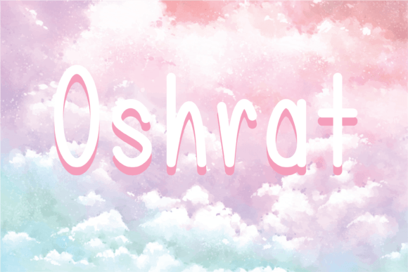 Oshrat: A Handwritten Font for Creative Projects