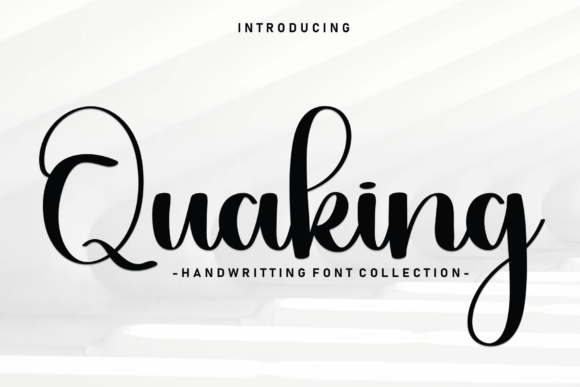Quaking: A Handwritten Font for Creative Web Design