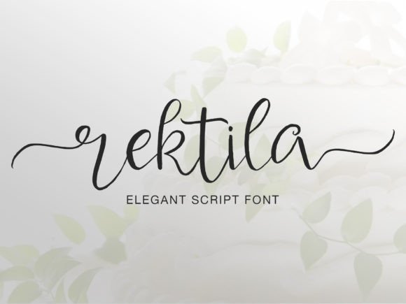 Rektila: A Modern Script Font