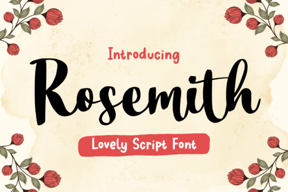 Rosemith Font: Handwritten Elegance for Crafters