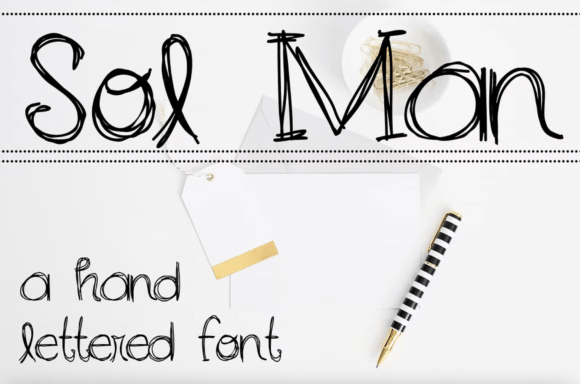 Sol Man Font for Business