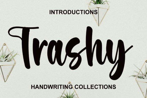 Trashy: A Magical Font for Campaign Design